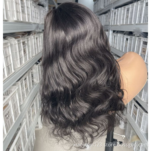 Mayqueen Wholesale silky Straight body wave deep wave natural wave13x4 Lace Frontal brazilian Human Hair Wig